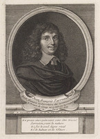 KG 13125
<br/>
Portret van de dichter Jean François Sarrazin.
<br/>
<em>Desrochers, Etienne Jahandier (1668-1741)</em>